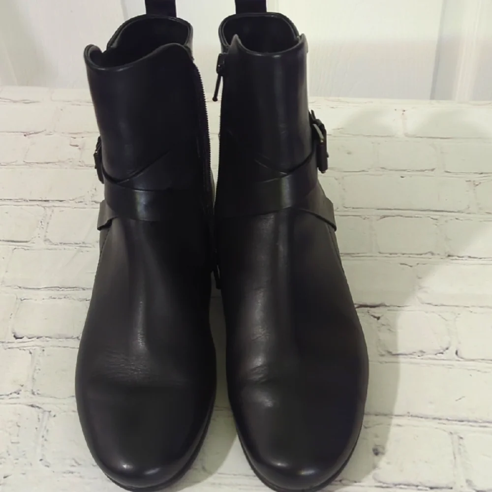 New ECCO Leather Waterproof Metropole Amsterdam Boot Size 9-9.5
